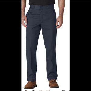 NWT dickies mens B&T original 874 work pants navy 52x30